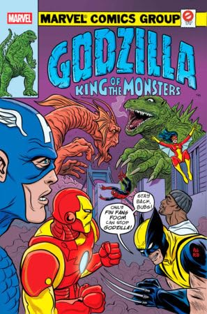 

Godzilla vs Avengers #1 Mike Allred Godzilla King of the Monsters Homage Var (Marvel Comics Entertainment)