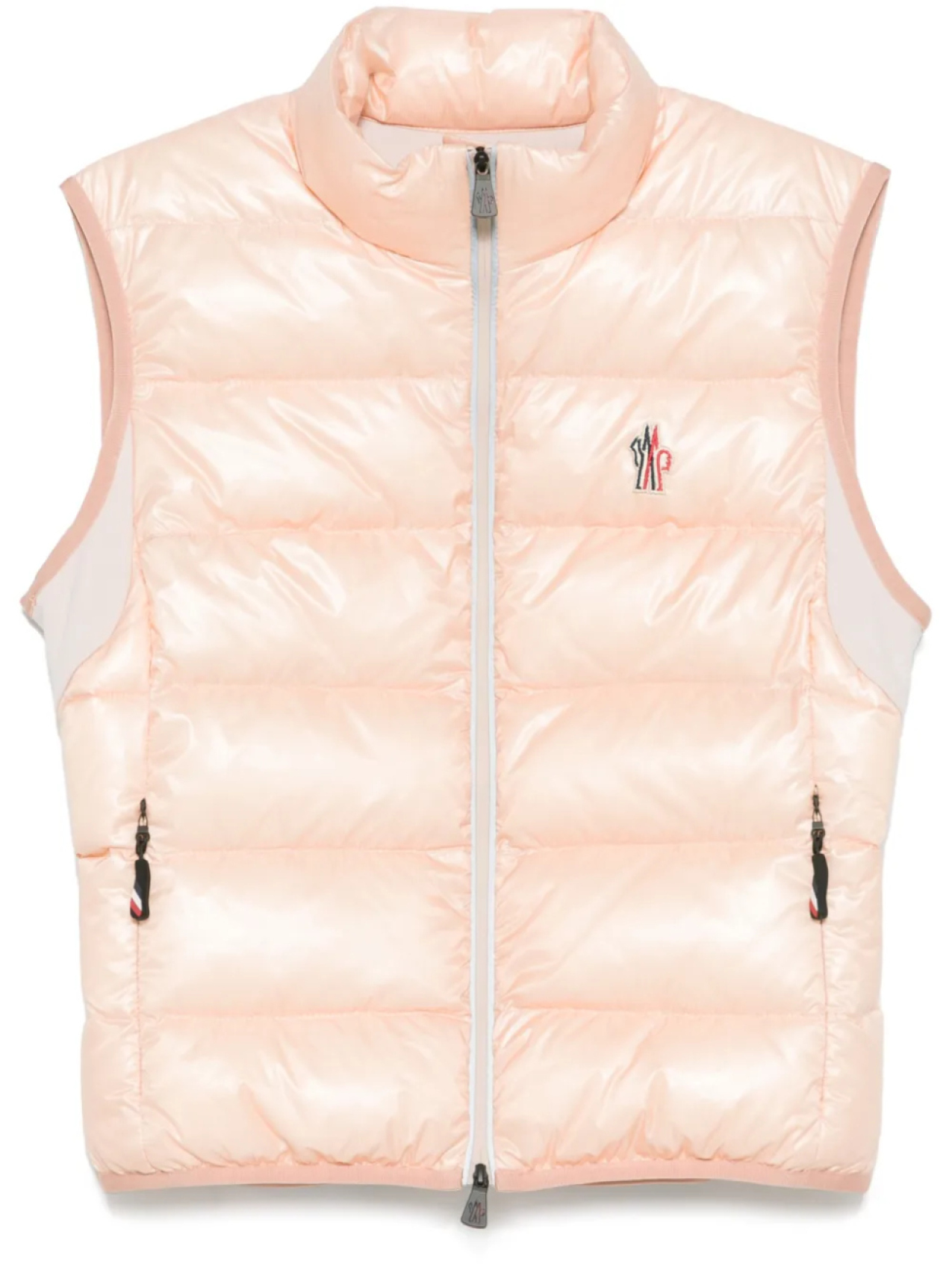 

Moncler Grenoble дутый жилет на молнии, розовый