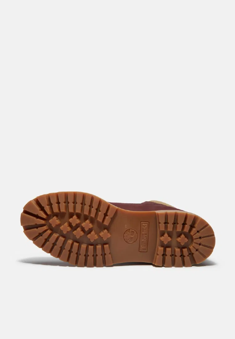 Мужские ботинки Timberland Premium 6-Inch водонепроницаемые, бордовый — фото 3