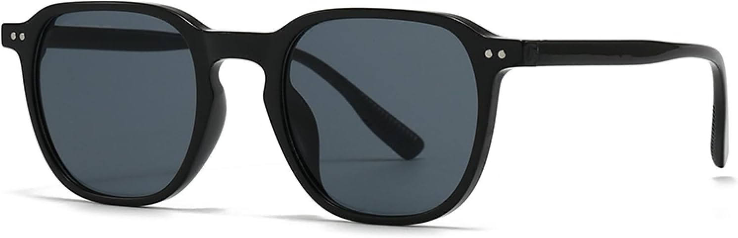 

Модные мужские и женские солнцезащитные очки в стиле ретро с многоугольными декоративными элементами, мужские солнцезащитные очки в уличном стиле для женщин WNCKSQ, Black