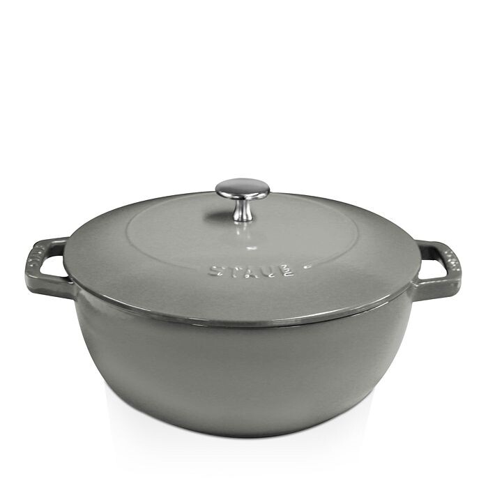 

Французская жаровня Staub Essential на 3,75 литра, серый