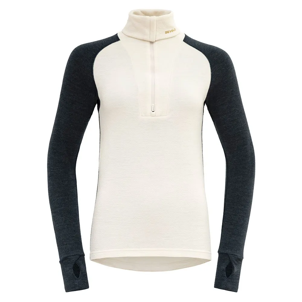 

Лонгслив DEVOLD OF NORWAY Expedition Merino Silk half zip, белый
