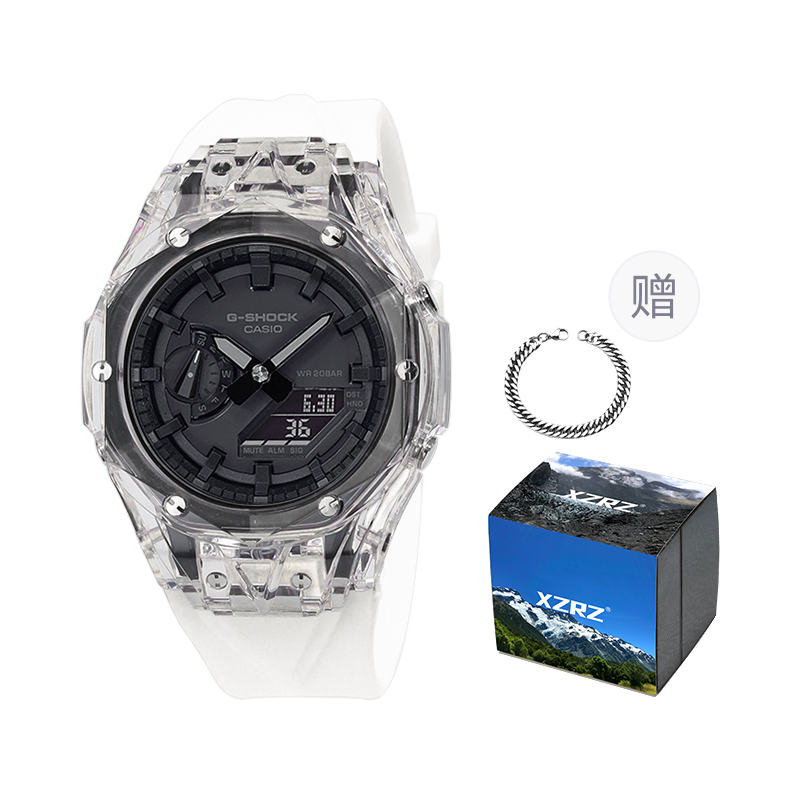 

CASIO Унисекс-часы с двумя жидкокристаллическими/аналоговыми дисплеями, черные