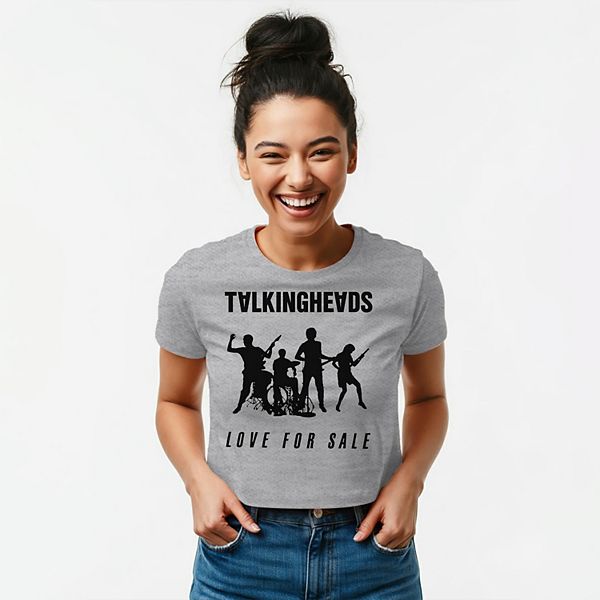 

Детская футболка с принтом "Talking Heads Love" Unbranded