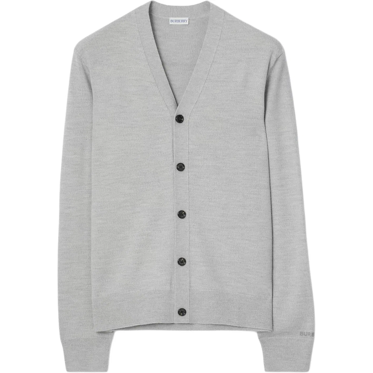 Кардиган мужской Burberry V-neck, серый