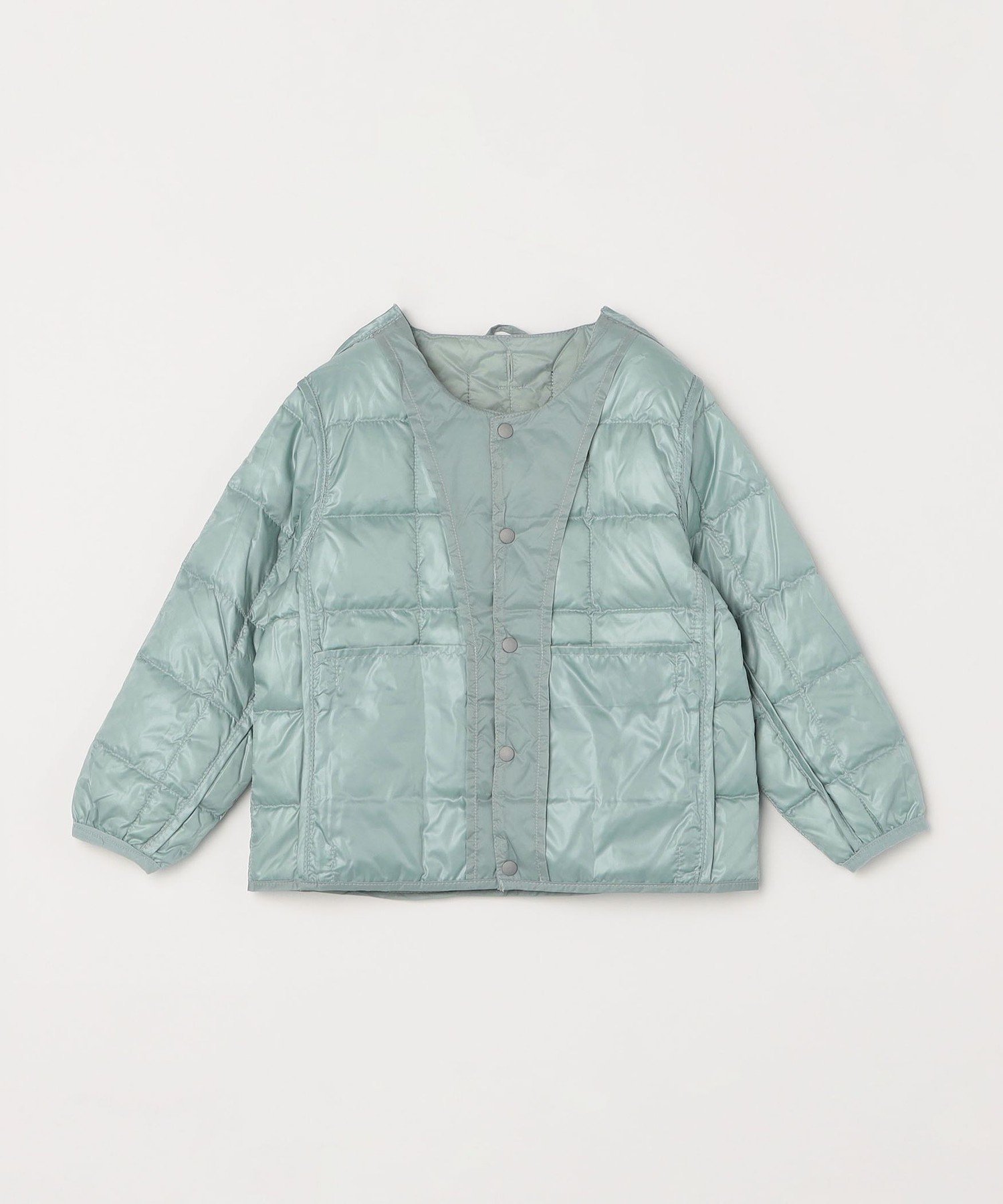 TAION: Кардиган с круглым вырезом и пуговицами SHIPS any, Light blue — фото 2