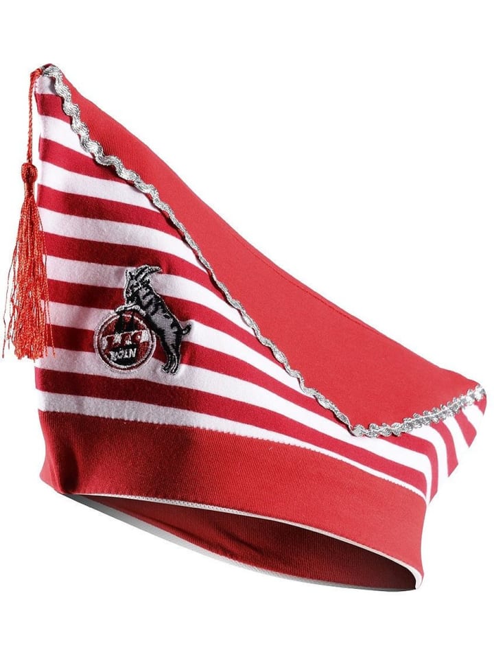

Fußballverein 1. FC Köln Шляпа "Krätzchen/Weiß" красного цвета