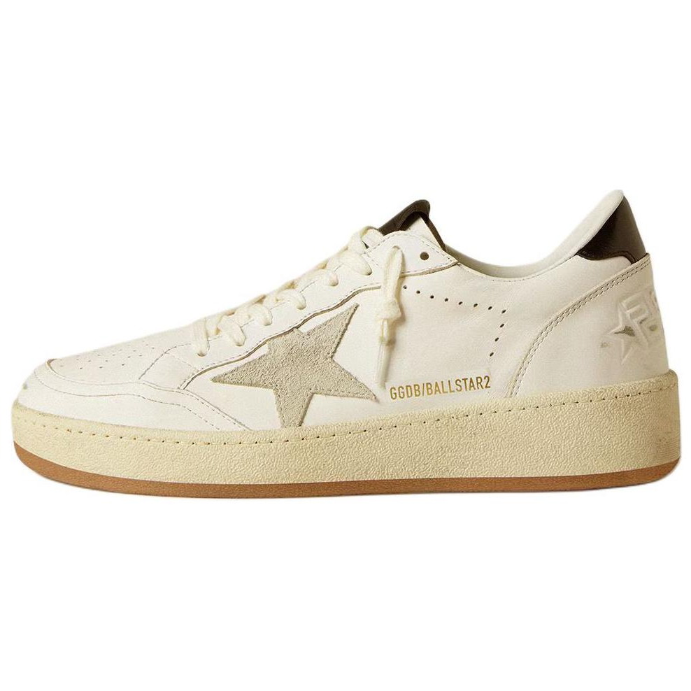 Golden Goose Кроссовки Ball Star Low Top для скейтбординга, женские, белые