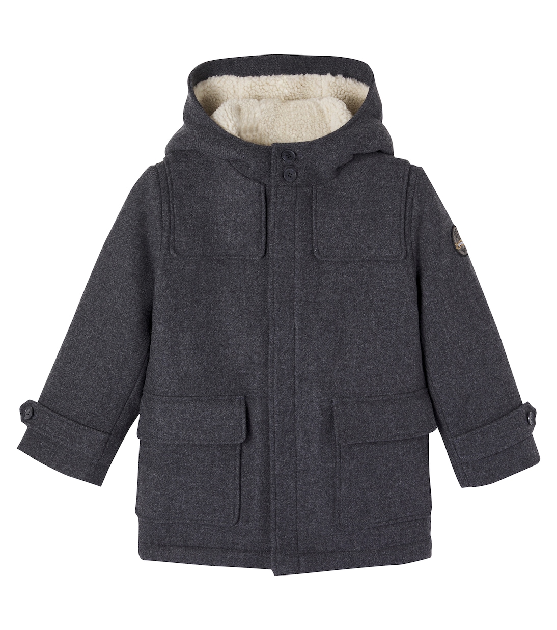 

Пальто Julien из смесовой шерсти Bonpoint, Gris Chine Moyen
