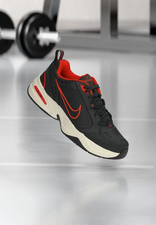 Кроссовки air monarch iv для тренировок Nike Performance, Dark Smoke Grey/Black/Picante Red/Pale Ivory