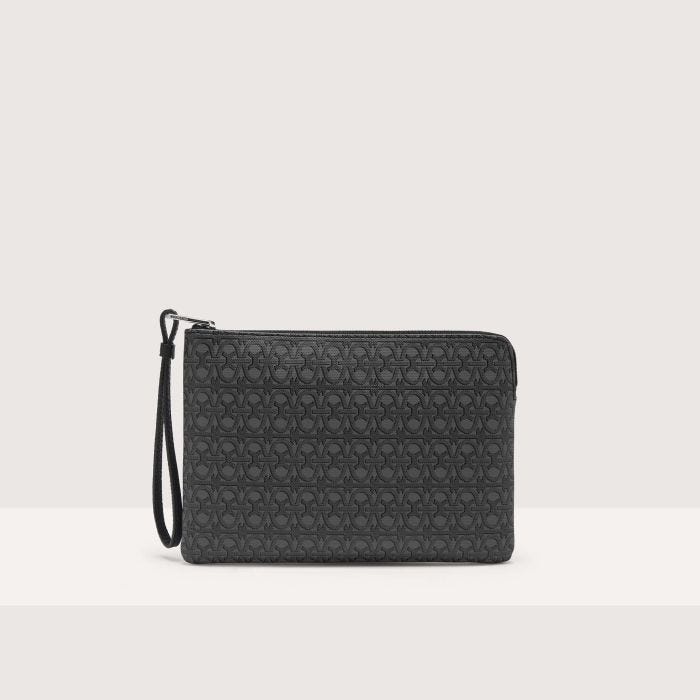 

Кошелек Coccinelle Alias Coated monogram, цвет Multi Noir/Noir
