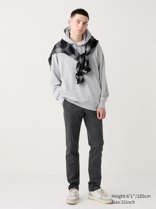 

Облегающие брюки-чинос Uniqlo, серый