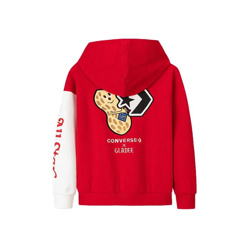 Свитшот x GLADEE CNY All Star Red для детей 3-7 лет Converse, Converse Red — фото 3