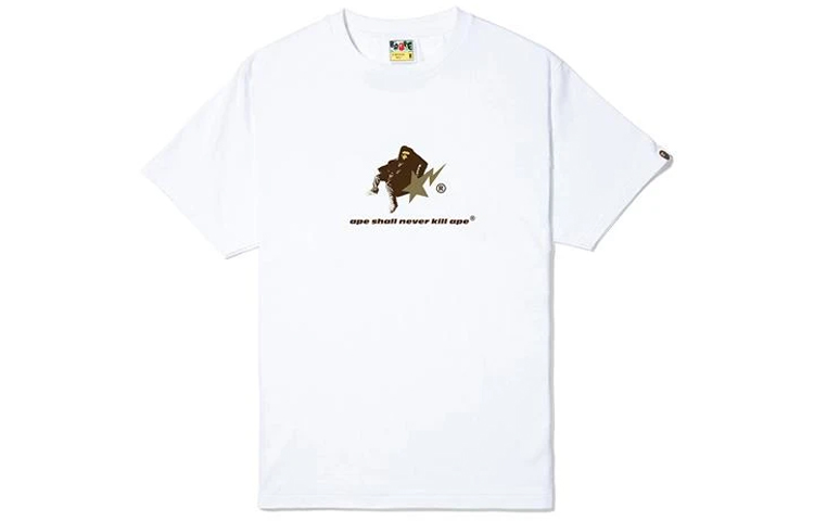 

Футболка Bape X Cactus Jack X Don Toliver мужская белая A Bathing Ape, белый