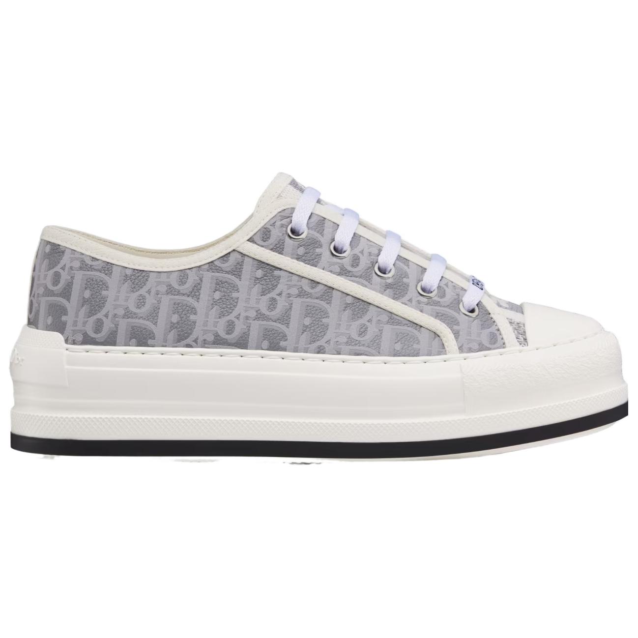Прогулочные кроссовки Walk'n'Dior Low Top женские черно-белые — фото 2