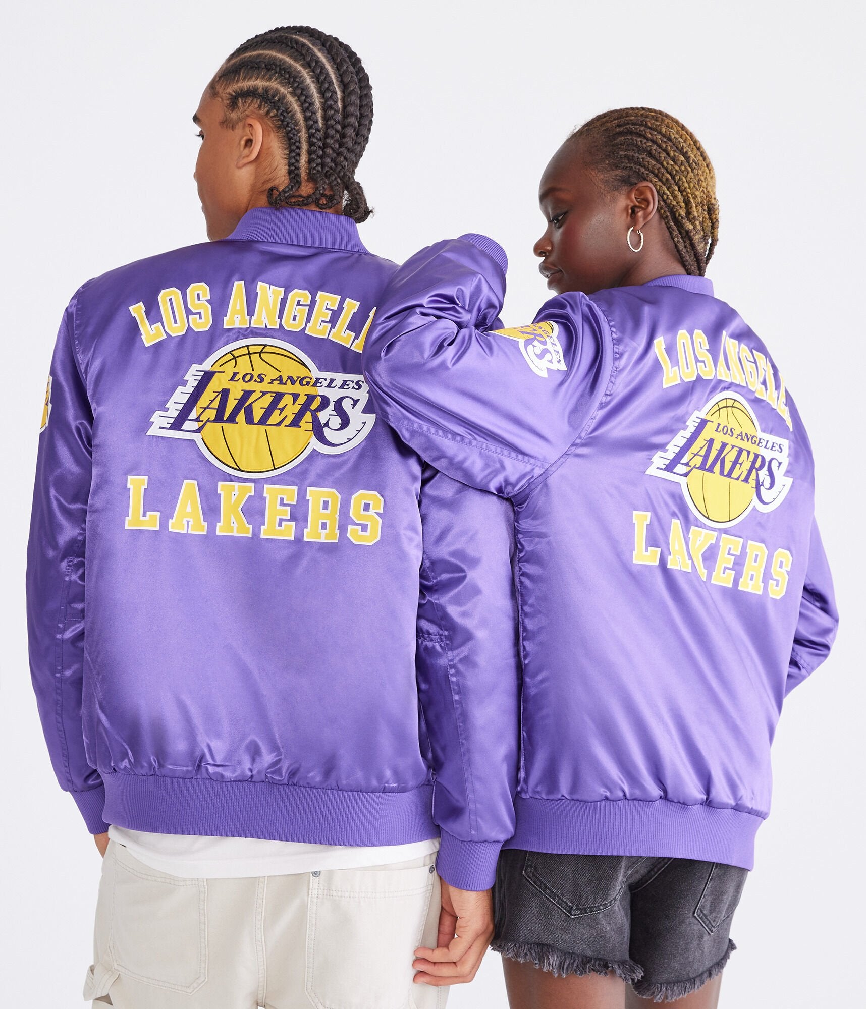 

Куртка-бомбер Aeropostale Los Angeles Lakers, фиолетовый