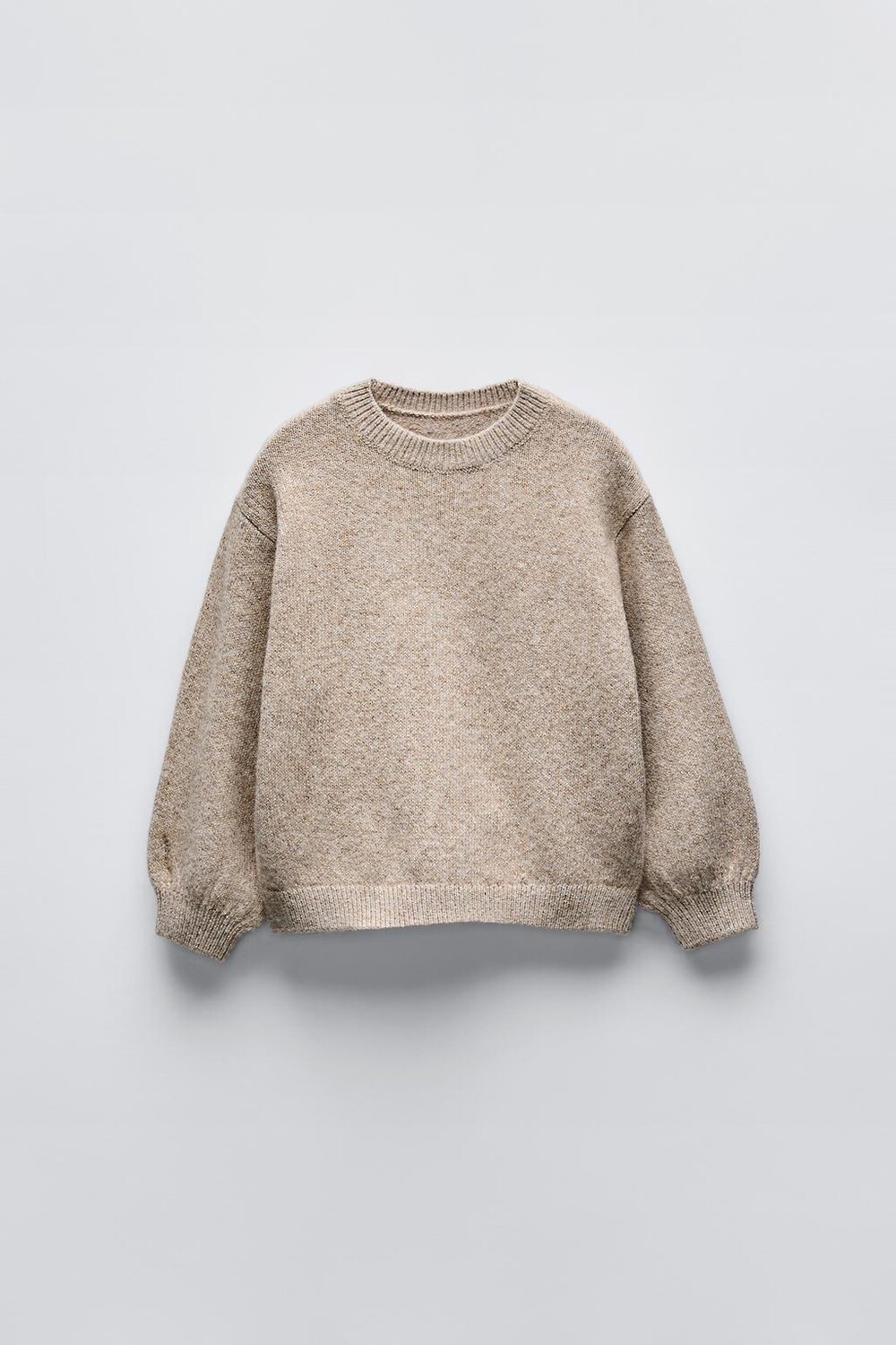 

Вязаный свитер ZARA, кэмел