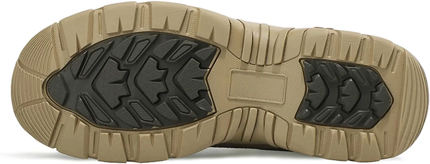 

Водонепроницаемые походные ботинки средней высоты для мужчин, легкие для треккинга и прогулок на открытом воздухе BETOOSEN, бежевый