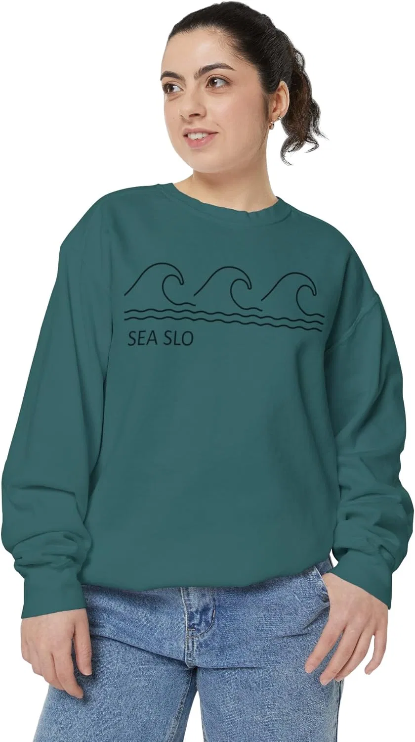 Стильная толстовка Ocean Waves Sea San Luis Obispo — фото 4