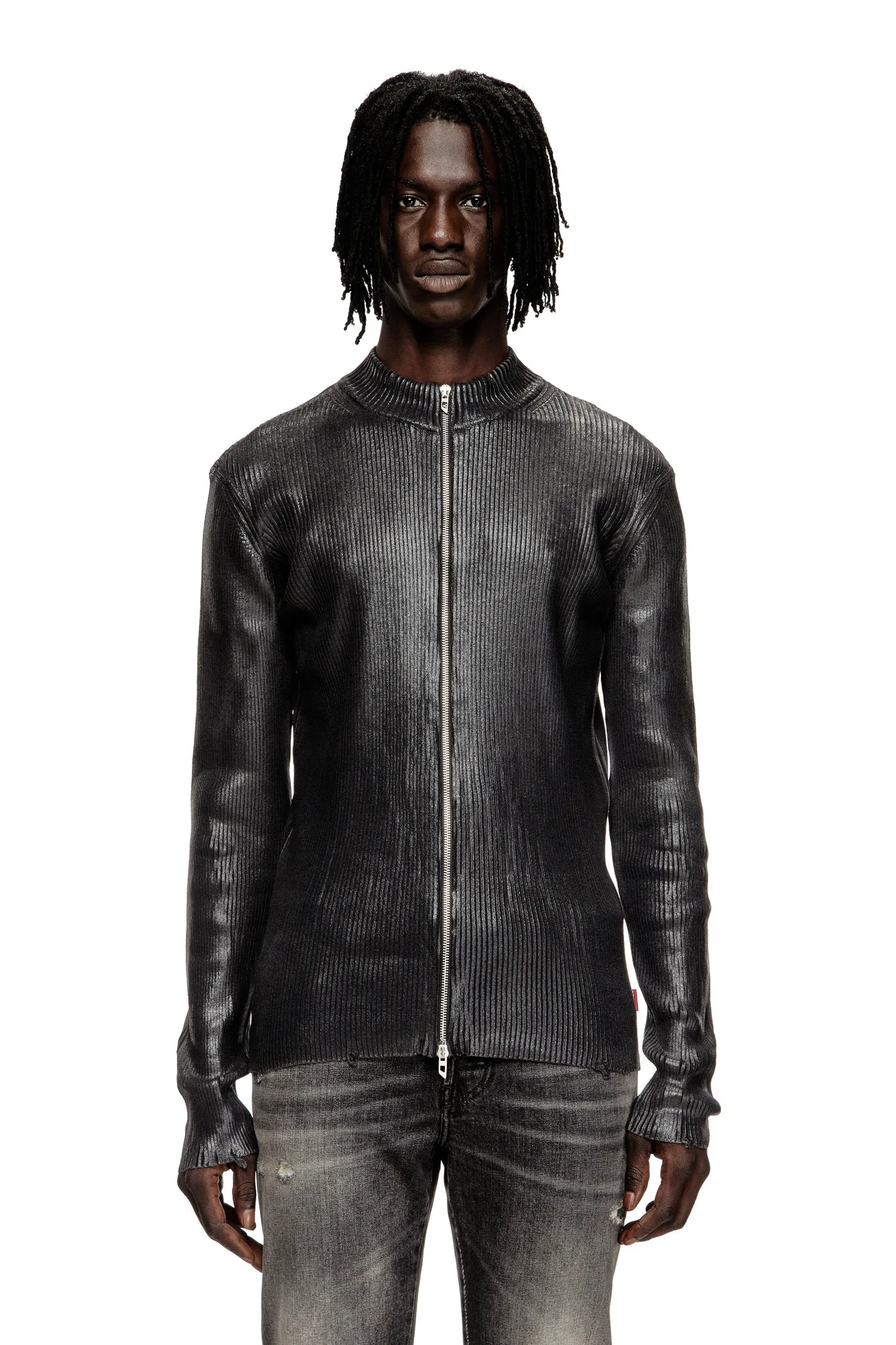 Мужской кардиган на молнии K-DARGY-D Diesel, цвет Black