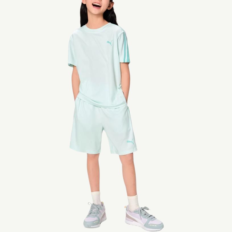 PUMA Повседневная спортивная одежда Sportstyle Series SS25 розовый зеленый для подростков — фото 3