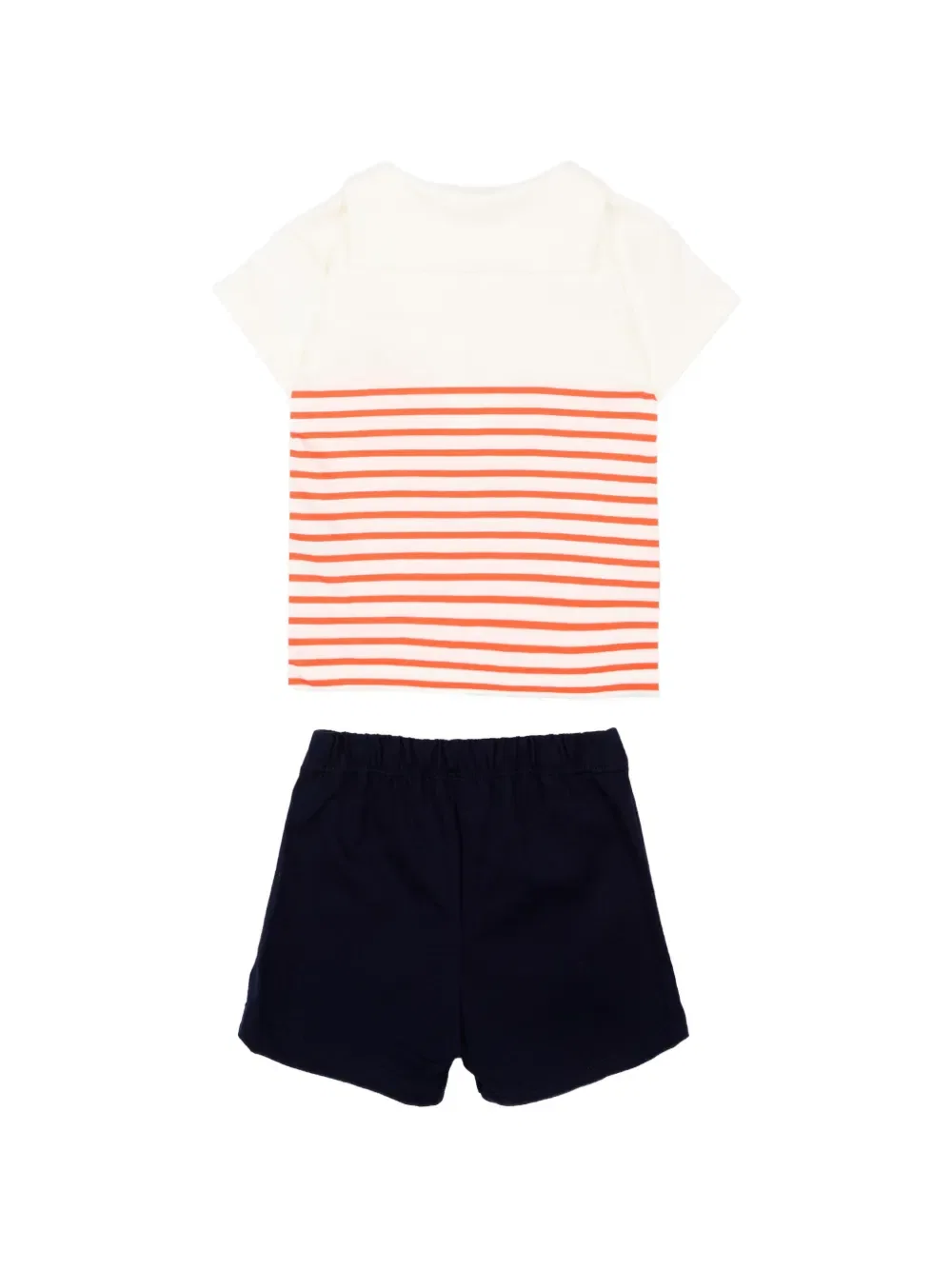 Комплект из футболки и шорт (два предмета) Petit Bateau, синий — фото 2