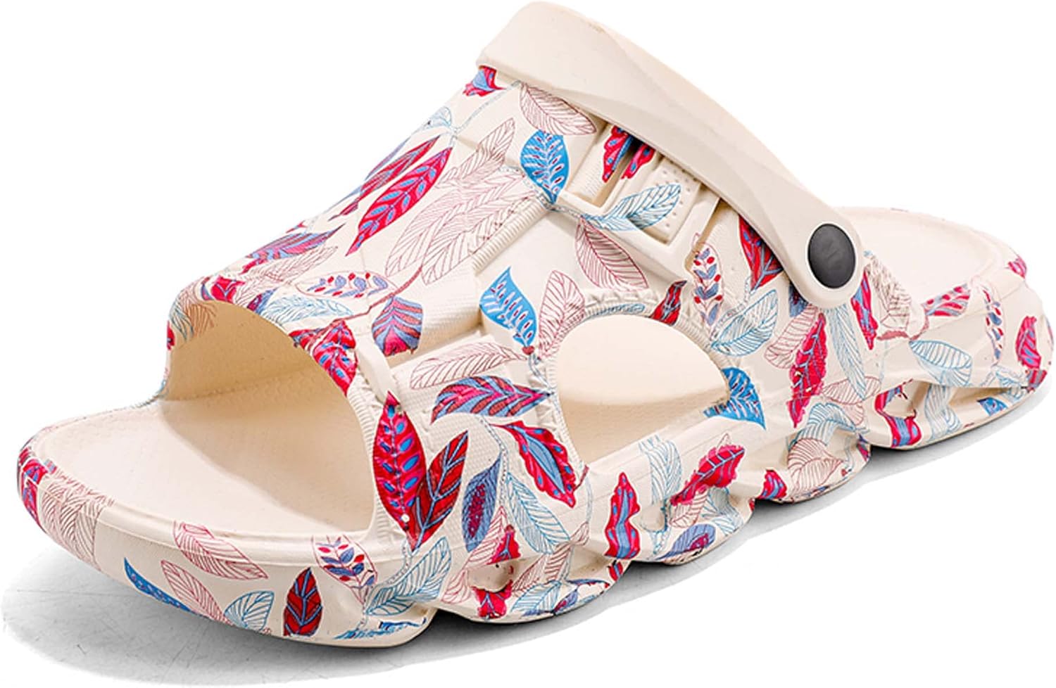 

Летние мужские повседневные сандалии шлепанцы, дышащие, удобные, легкие, противоскользящие, прочные, с двухслойной подошвой EVA, толстая подошва Generic, Cream