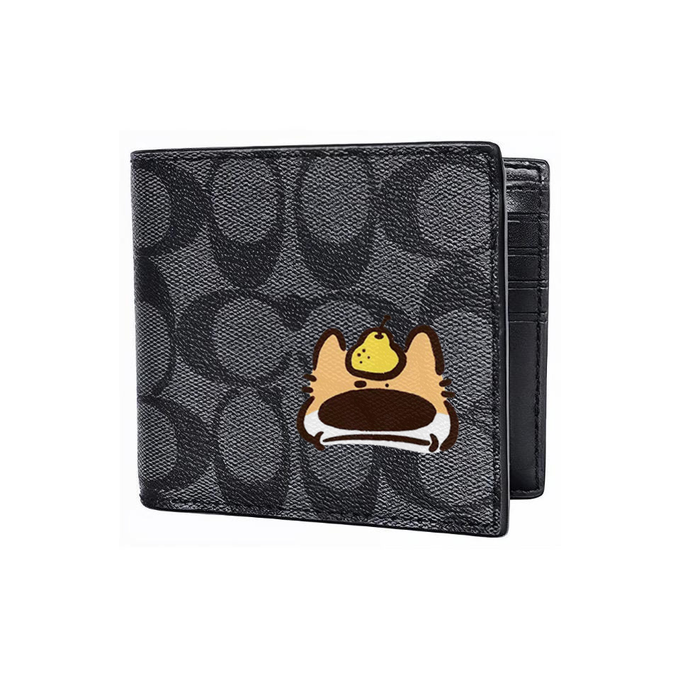 

COACH Кожаный кошелек 3 в 1 для мужчин черный, Pear puppy