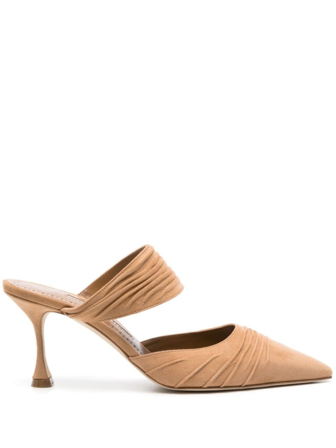

Manolo Blahnik мюли Circeamu 70, нейтральный цвет