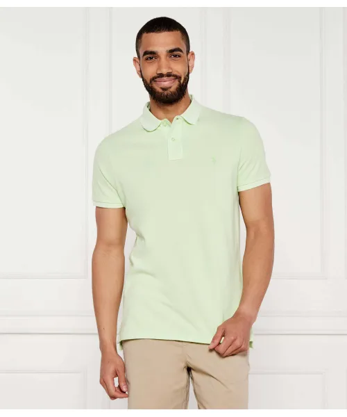 

Футболка поло Slim fit Polo Ralph Lauren, зеленый