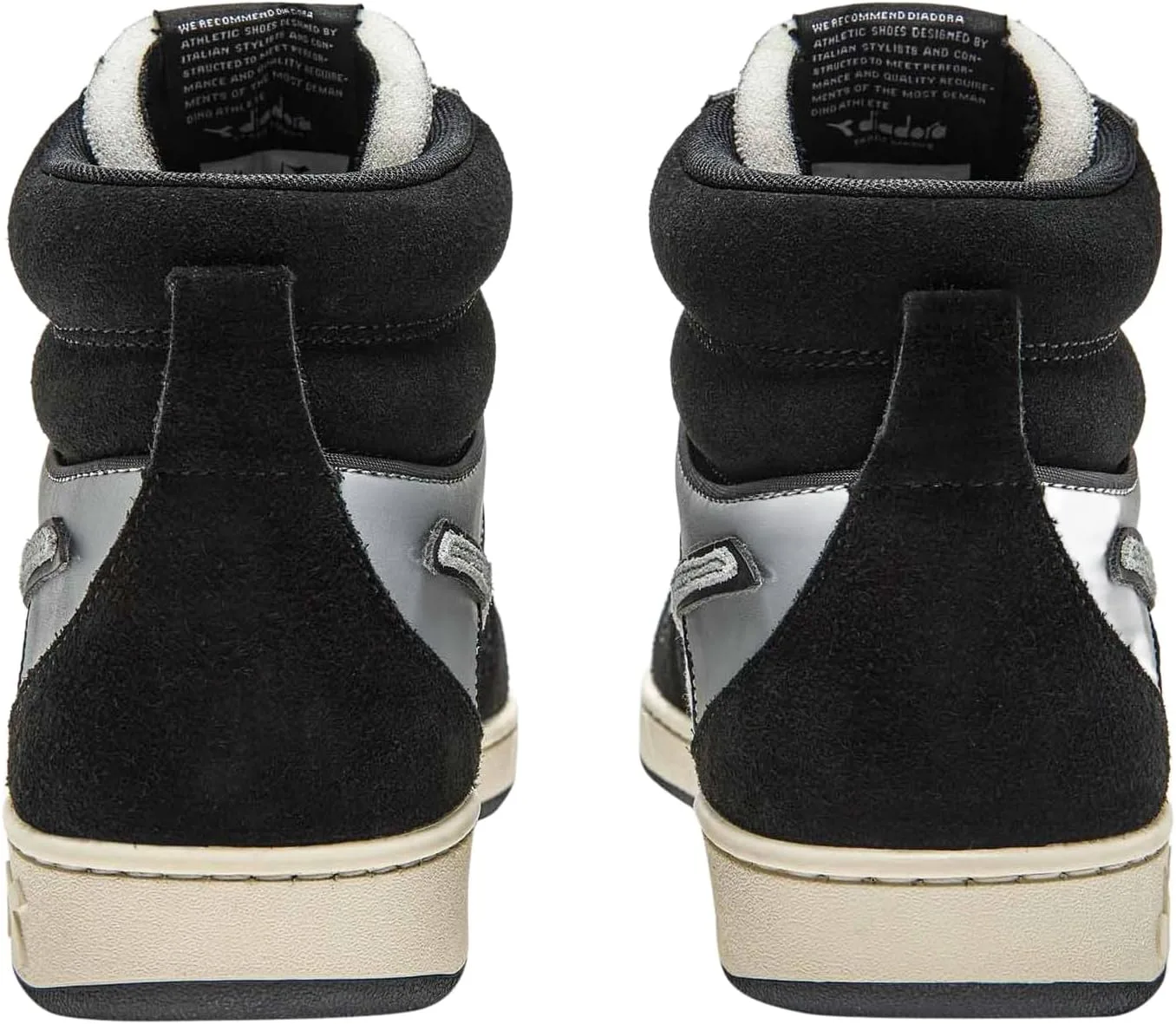 Кроссовки Diadora Magic Basket Mid Treated, черный — фото 2