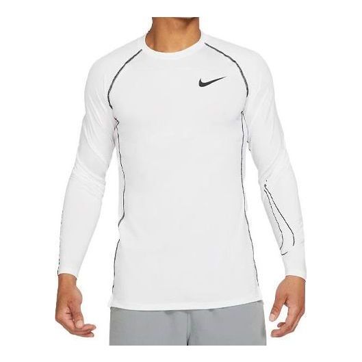 

Топ Nike Pro Dri-FIT Slim Fit Long-Sleeve Top 'White' DD1980-100, белый