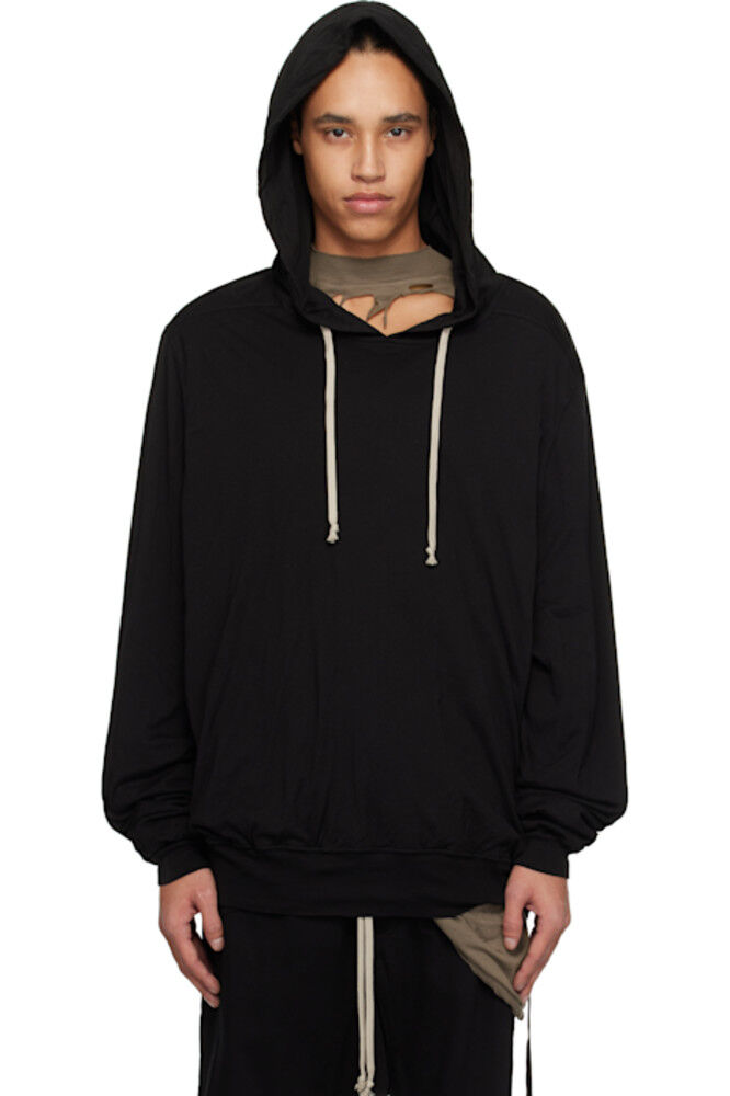 

Черный Голливуд Толстовка Оверсайз Rick Owens DRKSHDW