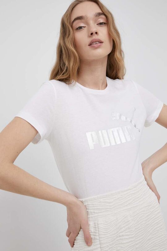 

Хлопковая футболка 848303 Puma, белый