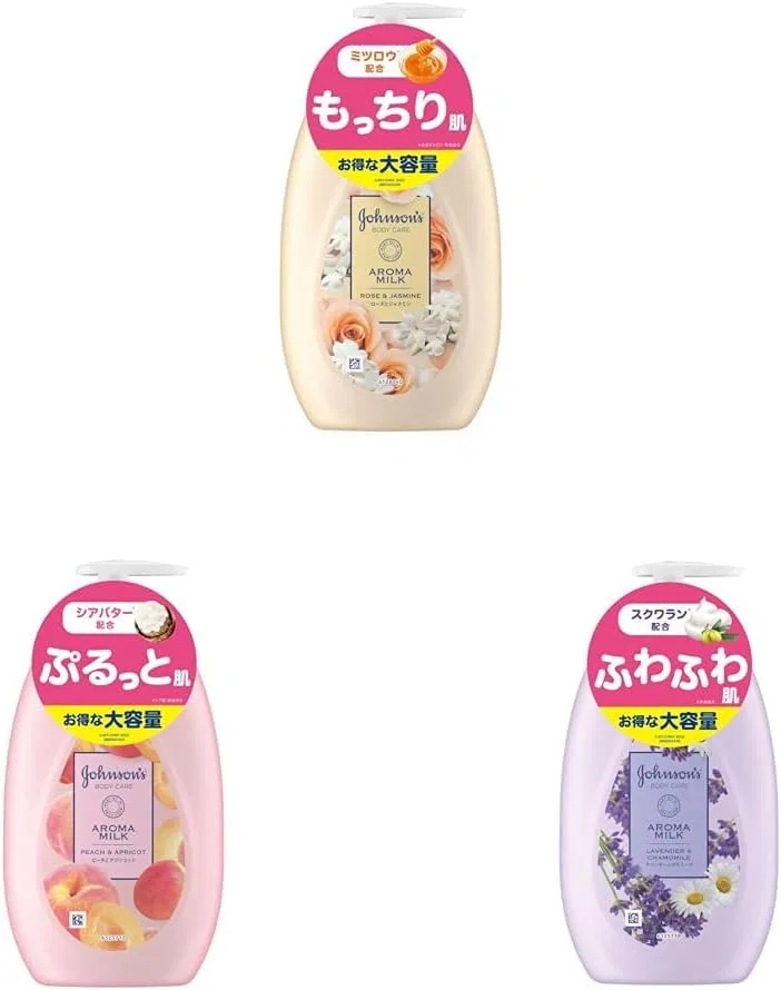Крем для тела Johnson Body Care Extra Care Aroma Milk, 500 мл, аромат розы и жасмина Johnson'S Body Care