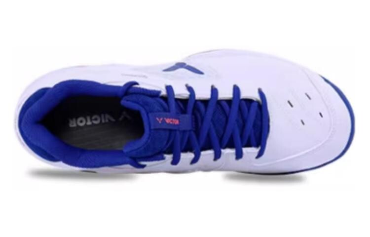 Кроссовки VICTOR Badminton Shoes Unisex Low-top White/Blue, белый/синий — фото 4