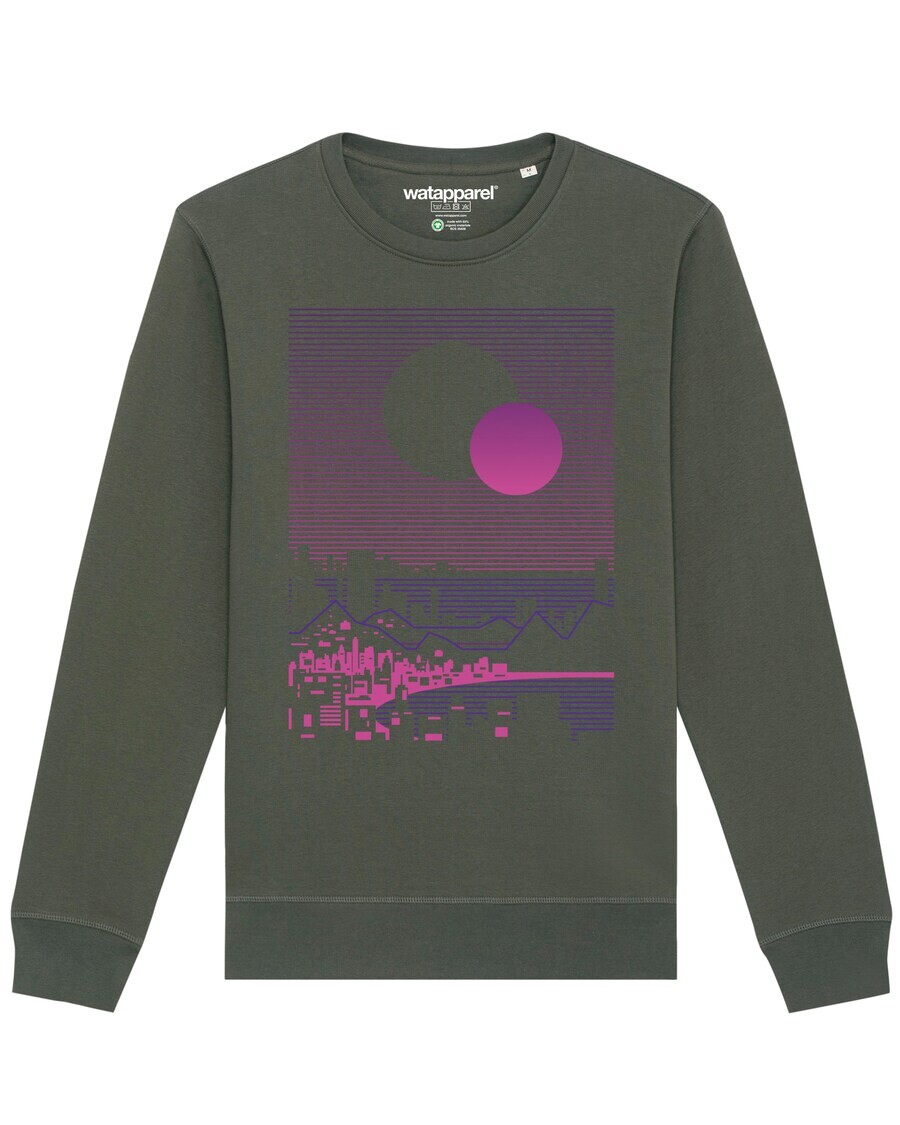 

Свитер Watapparel Sweatshirt Sun and Moon Skyline, оливковый