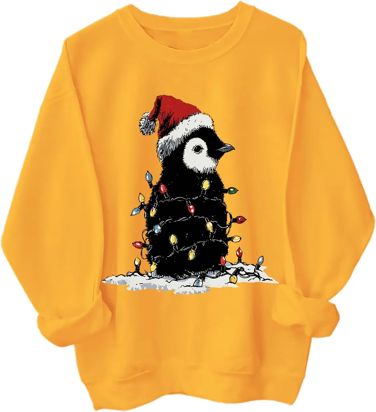 

Свитшот с пингвином на Рождество Yuisi Doxn