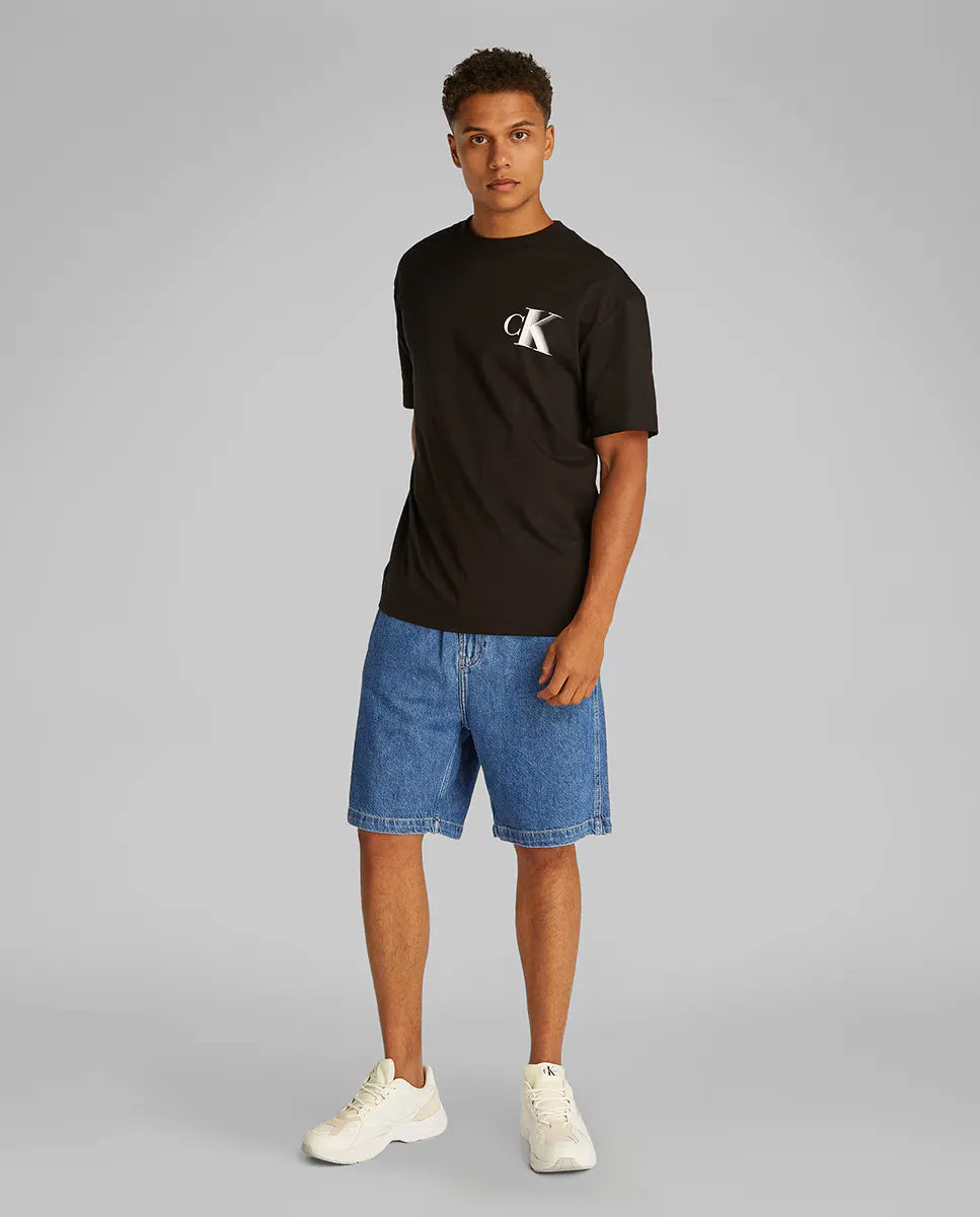 

Мужские джинсовые шорты свободного кроя Calvin Klein Jeans, синий