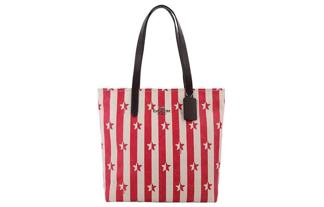 

COACH Холщовая сумка из переработанной кожи