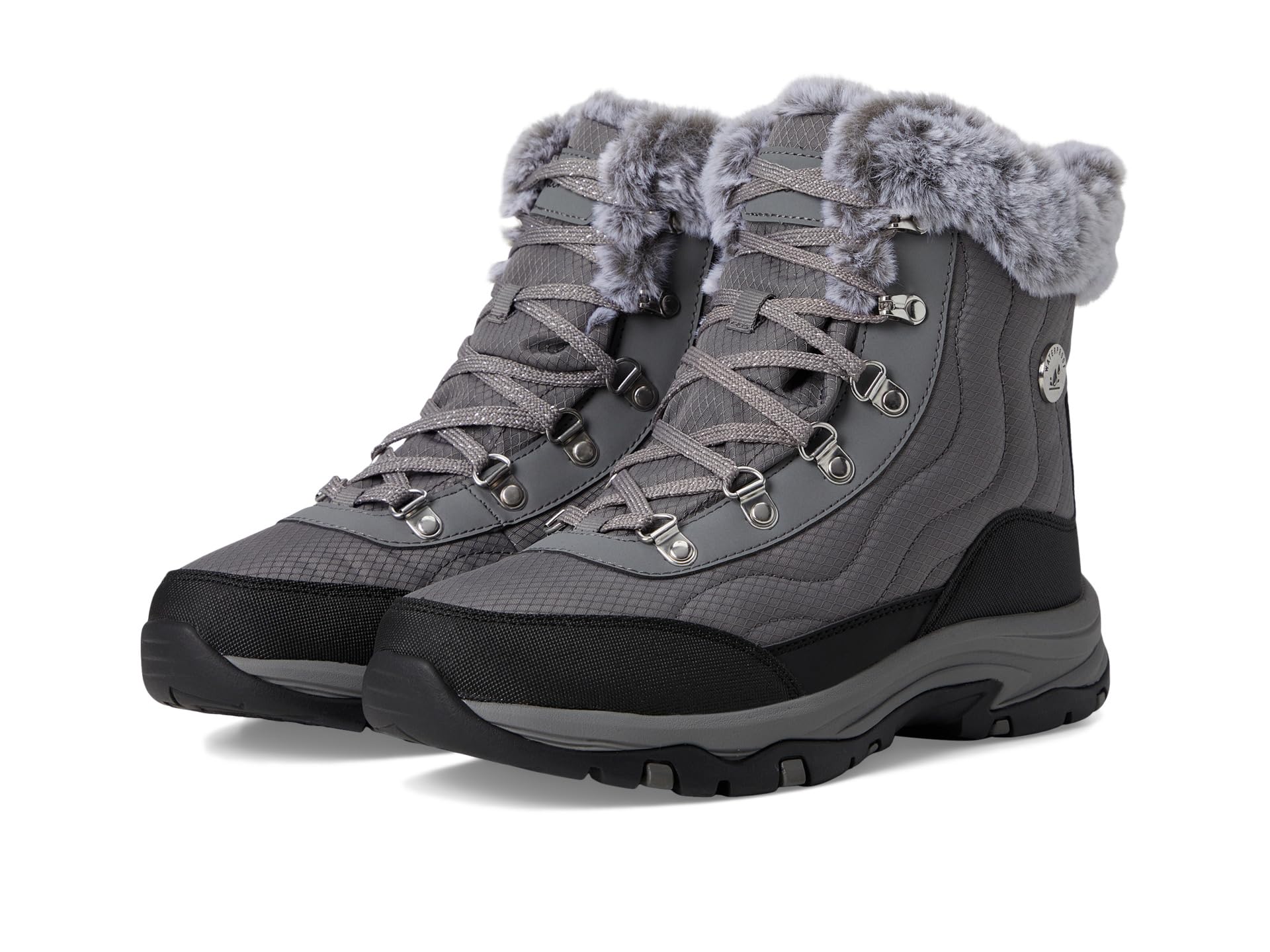 Ботинки женские SKECHERS Trego водонепроницаемые, угольный