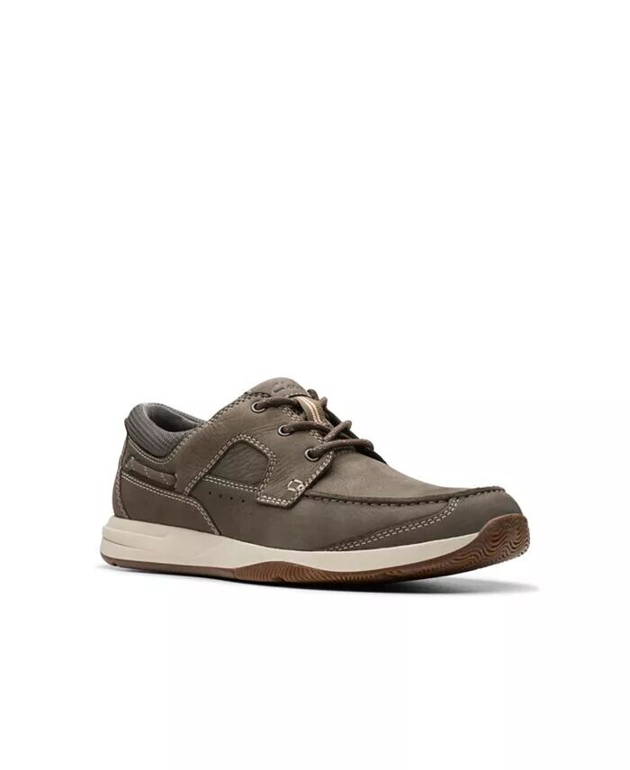 

Мужская коллекция повседневная обувь Sailview на шнуровке Clarks, бежевый