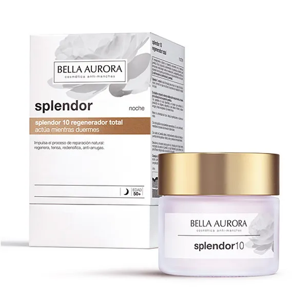 Крем для лица Bella Aurora — Ночной лечебный для стареющей кожи Splendor Crema Noche Anti-Edad, 50 мл — фото 2