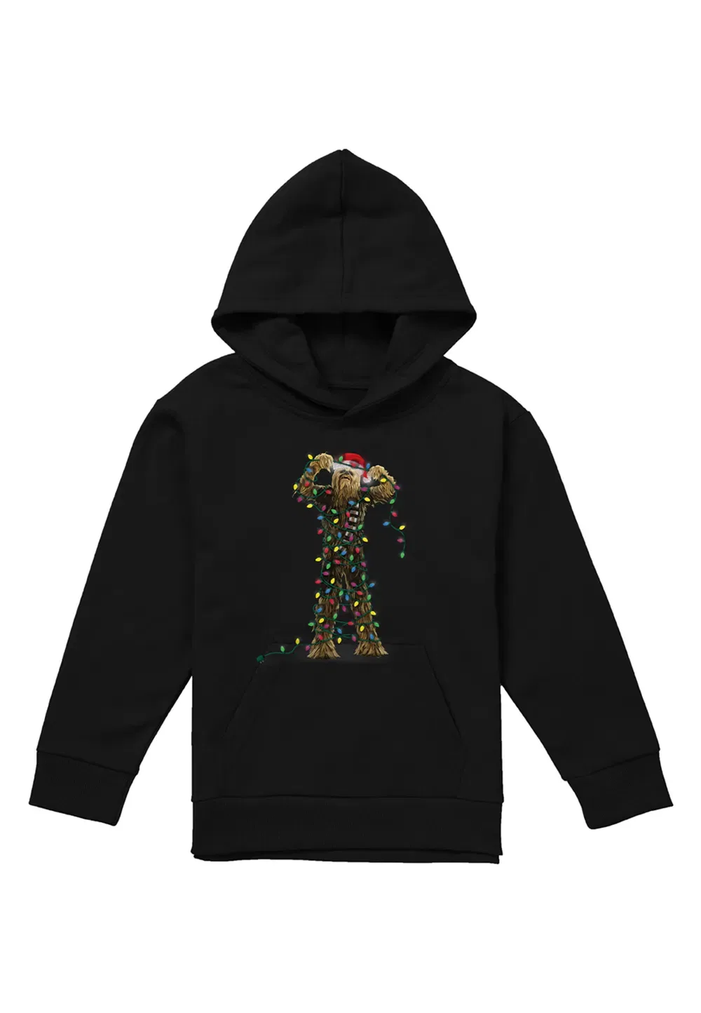 Детская худи Disney Star Wars Chewbacca, черная, черный — фото 4