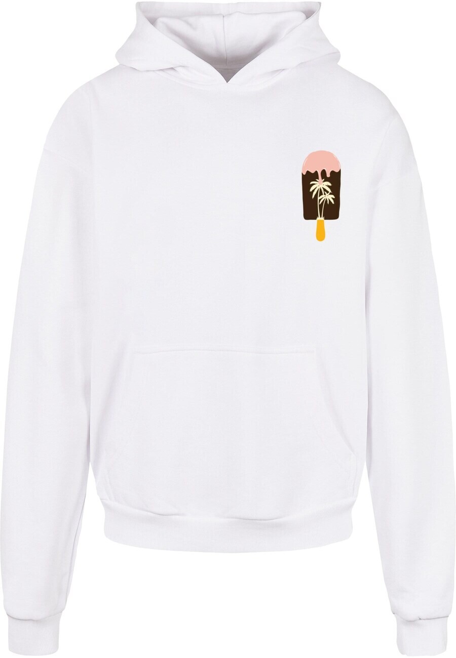 

Толстовка с капюшоном Merchcode Sweatshirt Summer - Icecream, белый