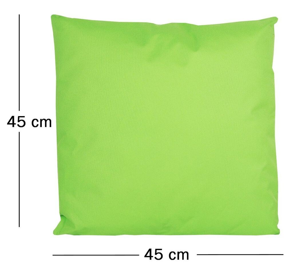 

JACK 45x45см подушка для отдыха на открытом воздухе, декоративная подушка с наполнителем, водоотталкивающая подушка сиденья, садовый стул, эффект лотоса, цвет: зеленый