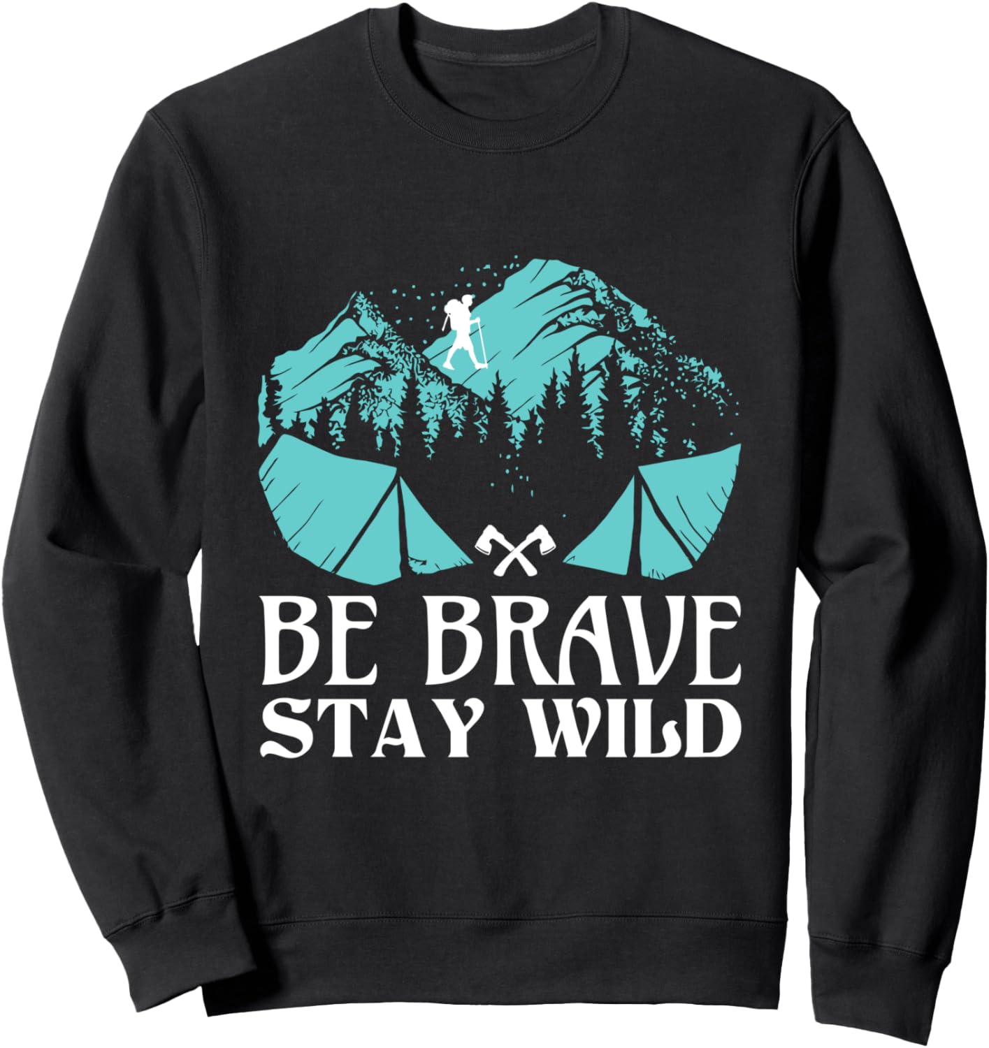 

Толстовка Hiking, Mountain Lines, Alpine Motifs, Hiking., черный