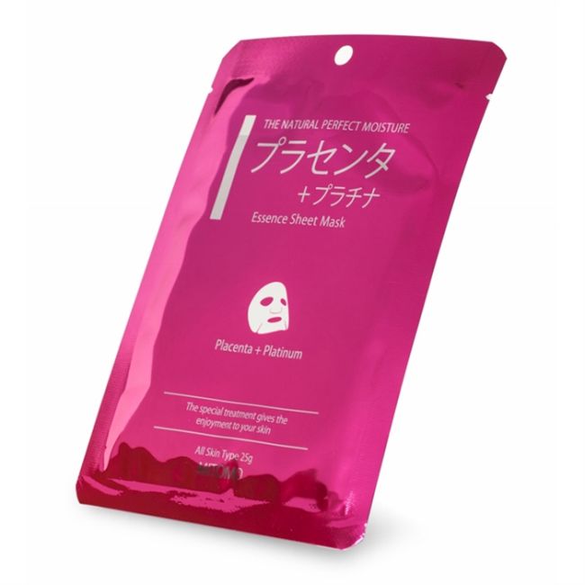 

Плацента + платиновая маска для лица Mitomo, 25 гр