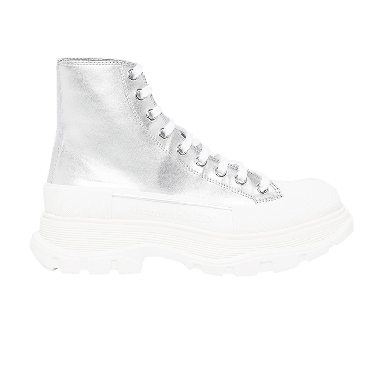 

Кроссовки Alexander McQueen Alexander McQueen Tread Slick High 'Silver', серебряный