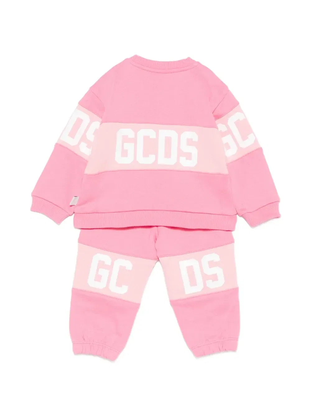 Спортивный костюм с логотипом Gcds Kids, розовый — фото 2